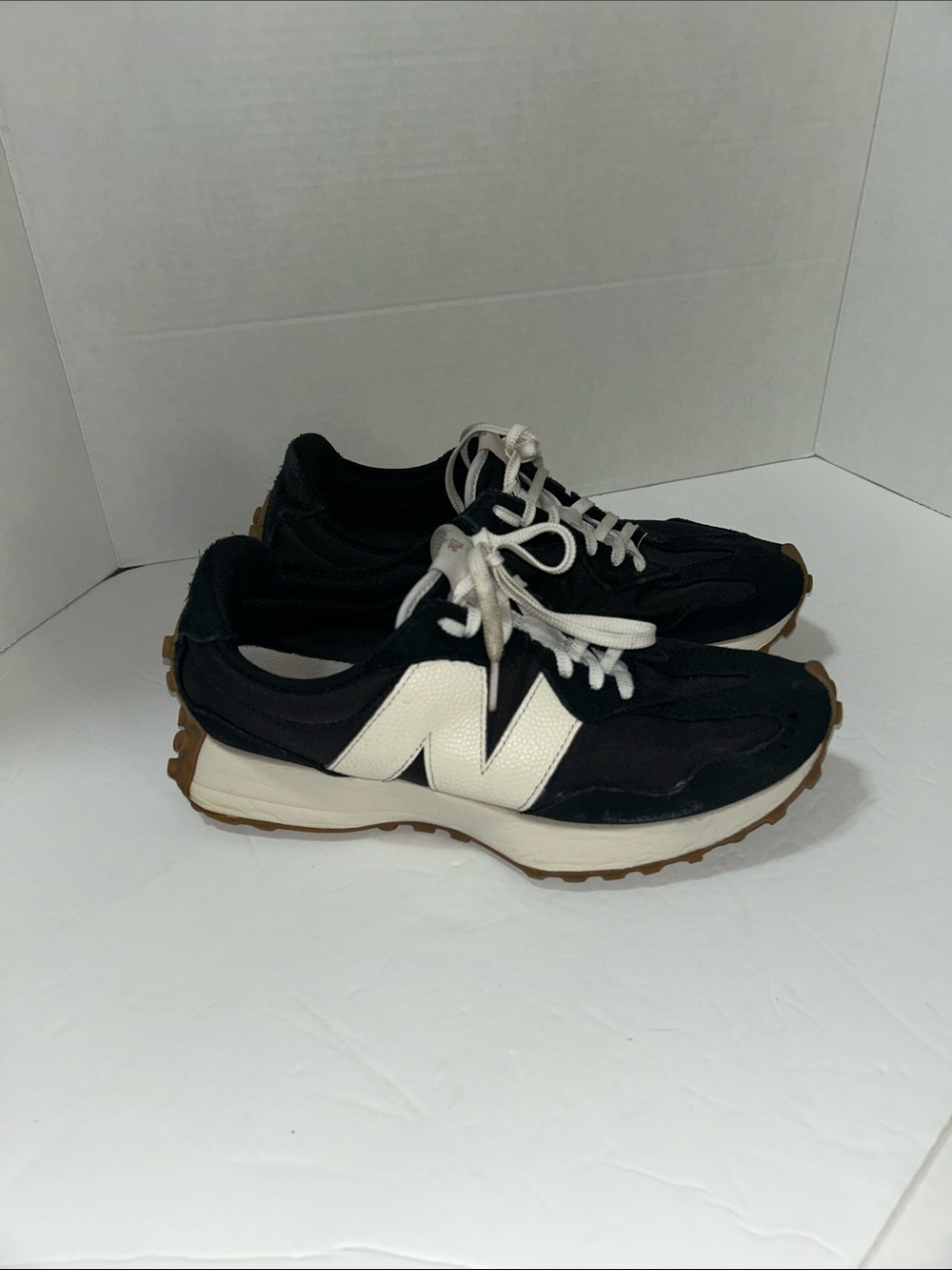 New Balance Black & White Women's Retro Runner Sneakers
